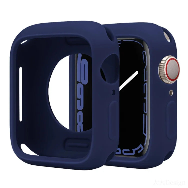Étui de montre demi-couverture en silicone Candy, pour Apple Watch Series 41 mm