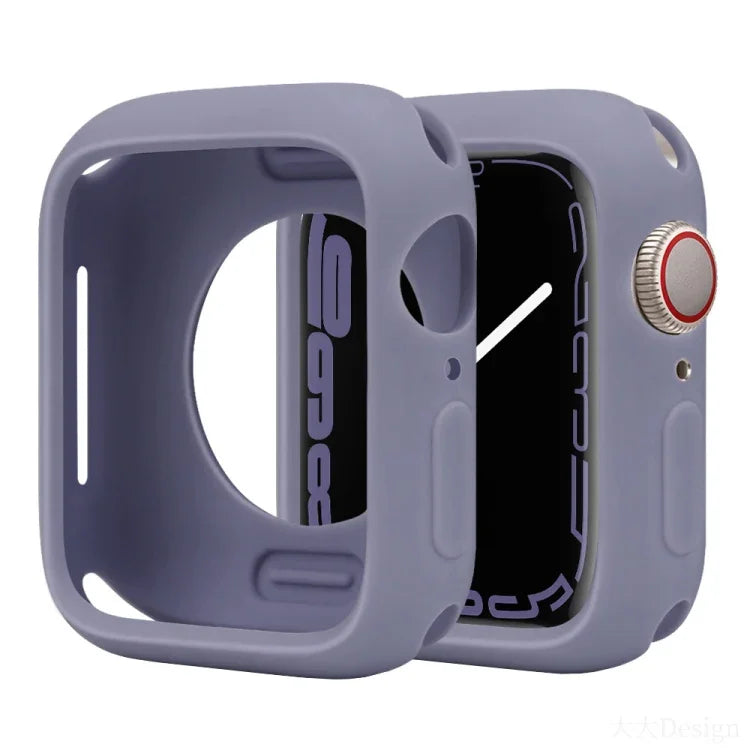 Étui de montre demi-couverture en silicone Candy, pour Apple Watch Series 41 mm