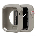 Étui de montre demi-couverture en silicone Candy, pour Apple Watch Series 41 mm