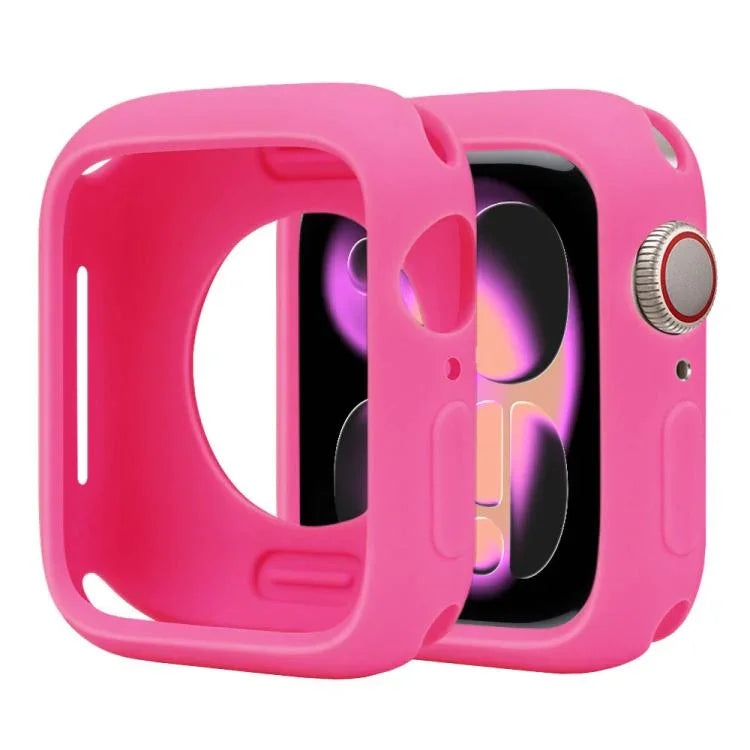 Coque de protection demi-recouvrante en silicone couleur bonbon, pour Apple Watch Series 11 / 10 42mm