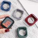 Étui de montre demi-couverture en silicone Candy, pour Apple Watch Series 41 mm