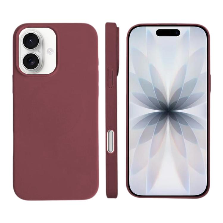 Coque MagSafe en silicone liquide, Pour iPhone 16 Pro Max, Pour iPhone 16 Pro, Pour iPhone 16 Plus, Pour iPhone 16