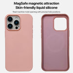 Coque de téléphone MagSafe en silicone liquide, Pour iPhone 17 Pro Max, Pour iPhone 17 Pro, Pour iPhone 17, Pour iPhone Air