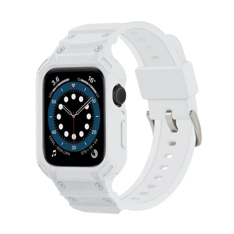 Boîtier de montre Armor TPU avec bracelet intégré, pour Apple Watch Series 10/11 46 mm et 42 mm.