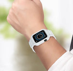 Boîtier de montre Armor TPU avec bracelet intégré, pour Apple Watch Series 10/11 46 mm et 42 mm.