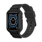 Boîtier de montre Armor TPU avec bracelet intégré, pour Apple Watch Series 10/11 46 mm et 42 mm.