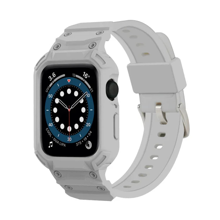 Boîtier de montre Armor TPU avec bracelet intégré, pour Apple Watch Series 10/11 46 mm et 42 mm.