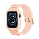 Boîtier de montre Armor TPU avec bracelet intégré, pour Apple Watch Series 10/11 46 mm et 42 mm.