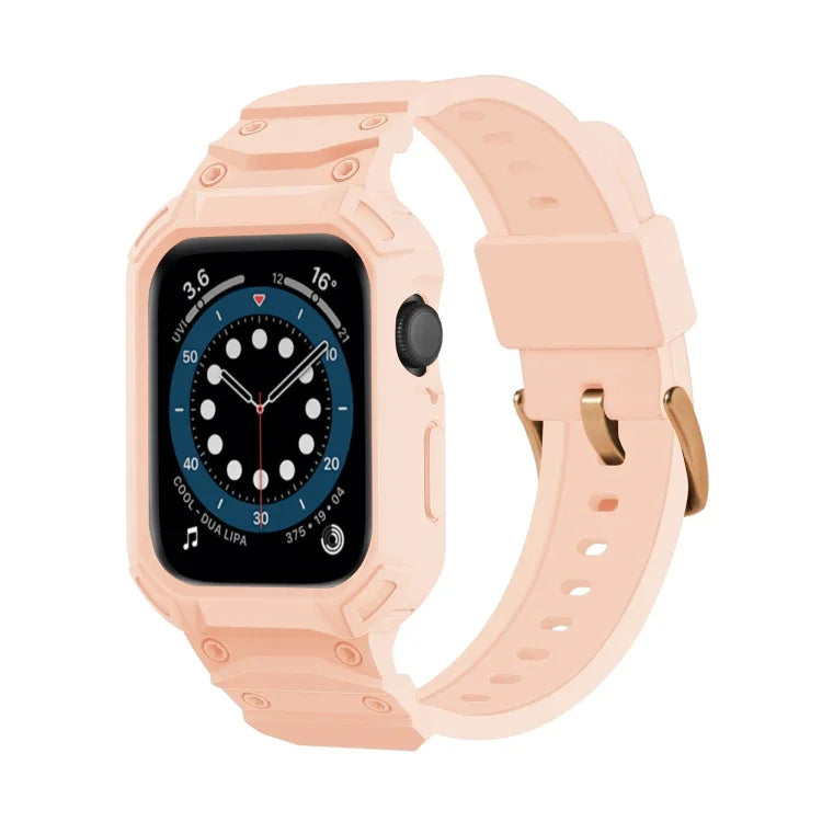 Boîtier de montre Armor TPU avec bracelet intégré, pour Apple Watch Series 10/11 46 mm et 42 mm.