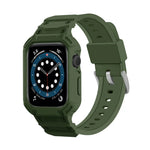 Boîtier de montre Armor TPU avec bracelet intégré, pour Apple Watch Series 10/11 46 mm et 42 mm.
