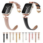 Bracelet de montre en cuir véritable texturé à pois avec boucle en forme de X, compatible avec Apple Watch 46 mm / 49 mm / 45 mm / 44 mm et Apple Watch 42 mm / 41 mm / 40 mm / 38 mm.