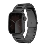Bracelet de montre en alliage de titane, compatible avec Apple Watch 46 mm / 49 mm / 45 mm / 44 mm et Apple Watch 42 mm / 41 mm / 40 mm / 38 mm.