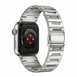 Bracelet de montre en alliage de titane, compatible avec Apple Watch 46 mm / 49 mm / 45 mm / 44 mm et Apple Watch 42 mm / 41 mm / 40 mm / 38 mm.