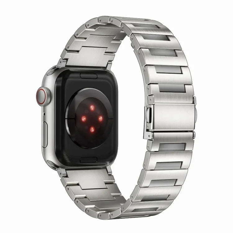 Bracelet de montre en alliage de titane, compatible avec Apple Watch 46 mm / 49 mm / 45 mm / 44 mm et Apple Watch 42 mm / 41 mm / 40 mm / 38 mm.