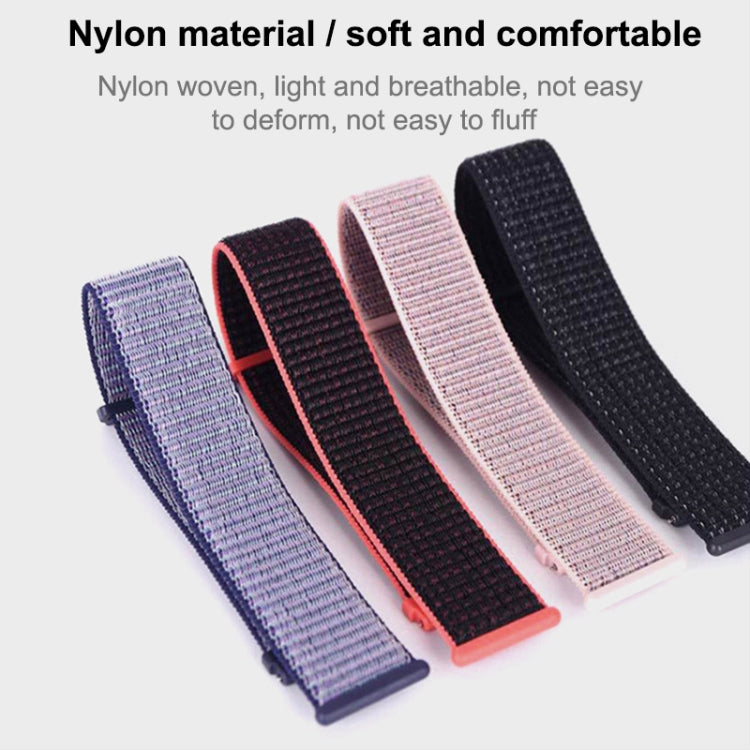 Bracelet simple tressé en nylon, pour Samsung Galaxy Watch 46mm