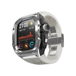 Bracelet de montre RedPepper Armor en métal avec bracelet en silicone intégré, pour Apple Watch Ultra 3/2/1 49 mm