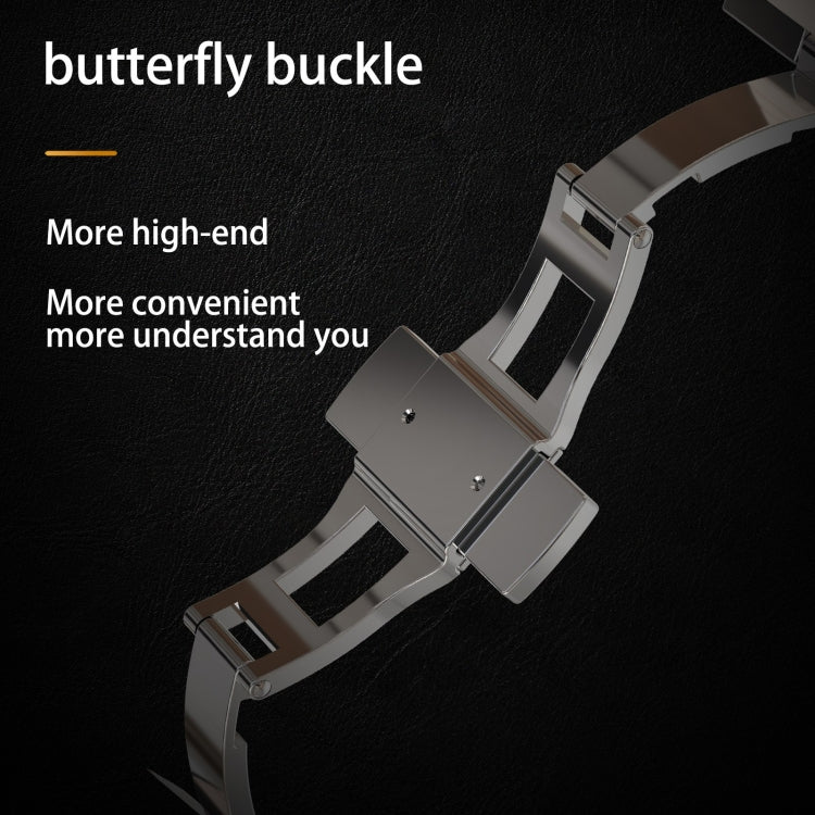 Bracelet de montre RedPepper Armor en métal avec bracelet en silicone intégré, pour Apple Watch Ultra 3/2/1 49 mm
