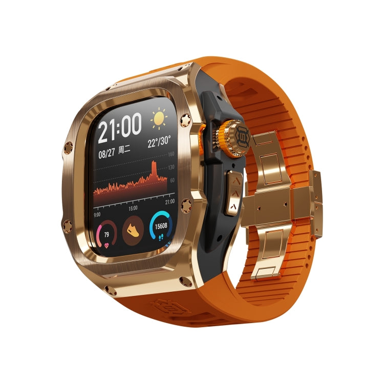 Bracelet de montre RedPepper Armor en métal avec bracelet en silicone intégré, pour Apple Watch Ultra 3/2/1 49 mm