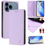 Coque de téléphone en cuir RFID RC01 à double pli magnétique, pour iPhone 17e / 16e, pour iPhone 17 Pro Max, pour iPhone 17 Pro, pour iPhone 17, pour iPhone Air, pour iPhone 16 Pro Max