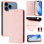 Coque de téléphone en cuir RFID RC01 à double pli magnétique, pour iPhone 17e / 16e, pour iPhone 17 Pro Max, pour iPhone 17 Pro, pour iPhone 17, pour iPhone Air, pour iPhone 16 Pro Max