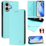 Coque de téléphone en cuir RFID RC01 à double pli magnétique, pour iPhone 17e / 16e, pour iPhone 17 Pro Max, pour iPhone 17 Pro, pour iPhone 17, pour iPhone Air, pour iPhone 16 Pro Max