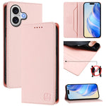 Coque de téléphone en cuir RFID RC01 à double pli magnétique, pour iPhone 17e / 16e, pour iPhone 17 Pro Max, pour iPhone 17 Pro, pour iPhone 17, pour iPhone Air, pour iPhone 16 Pro Max