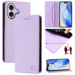 Coque de téléphone en cuir RFID RC01 à double pli magnétique, pour iPhone 17e / 16e, pour iPhone 17 Pro Max, pour iPhone 17 Pro, pour iPhone 17, pour iPhone Air, pour iPhone 16 Pro Max