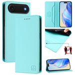 Coque de téléphone en cuir RFID RC01 à double pli magnétique, pour iPhone 17e / 16e, pour iPhone 17 Pro Max, pour iPhone 17 Pro, pour iPhone 17, pour iPhone Air, pour iPhone 16 Pro Max