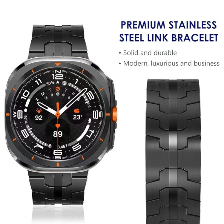 Bracelet de montre en alliage de titane avec boucle papillon, pour Samsung Galaxy Watch Ultra 47 mm / Ultra 2025