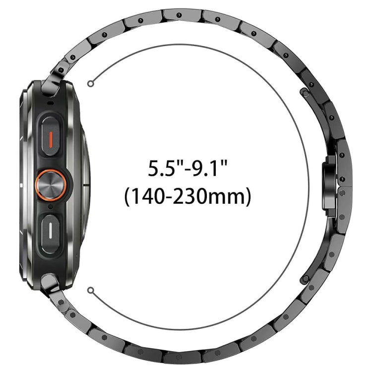 Bracelet de montre en alliage de titane avec boucle papillon, pour Samsung Galaxy Watch Ultra 47 mm / Ultra 2025