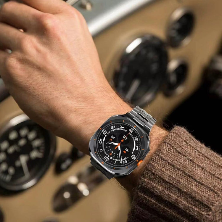Bracelet de montre en alliage de titane avec boucle papillon, pour Samsung Galaxy Watch Ultra 47 mm / Ultra 2025