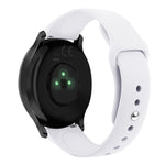 Solid Color Reverse Buckle Silicone Strap, Size: Small Code, For Garmin Vivoactive 3 / Vivomove HR