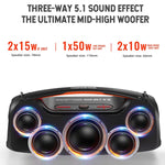 Enceinte Bluetooth portable extérieure HOPESTAR A60 100W IPX6 étanche avec microphone