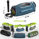 Enceinte Bluetooth portable extérieure HOPESTAR A60 100W IPX6 étanche avec microphone