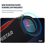 Enceinte Bluetooth portable extérieure HOPESTAR A60 100W IPX6 étanche avec microphone