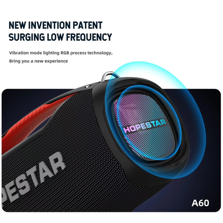 Enceinte Bluetooth portable extérieure HOPESTAR A60 100W IPX6 étanche avec microphone