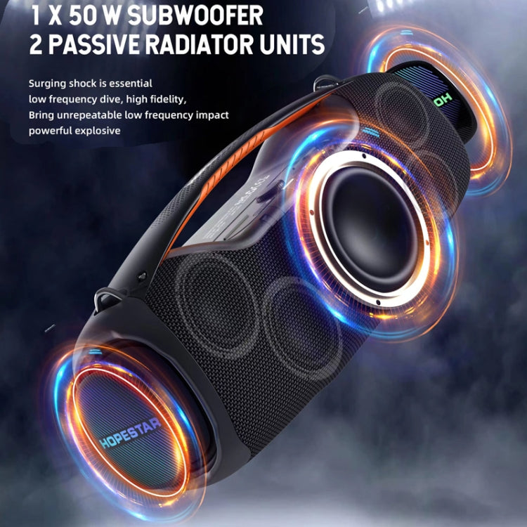 Enceinte Bluetooth portable extérieure HOPESTAR A60 100W IPX6 étanche avec microphone