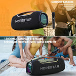 Enceinte Bluetooth portable extérieure HOPESTAR A60 100W IPX6 étanche avec microphone