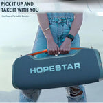Enceinte Bluetooth portable extérieure HOPESTAR A60 100W IPX6 étanche avec microphone