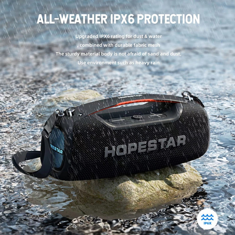 Enceinte Bluetooth portable extérieure HOPESTAR A60 100W IPX6 étanche avec microphone