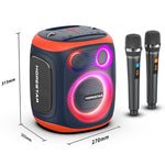 Enceinte Bluetooth extérieure HOPESTAR PARTY130 avec double micro et longue autonomie