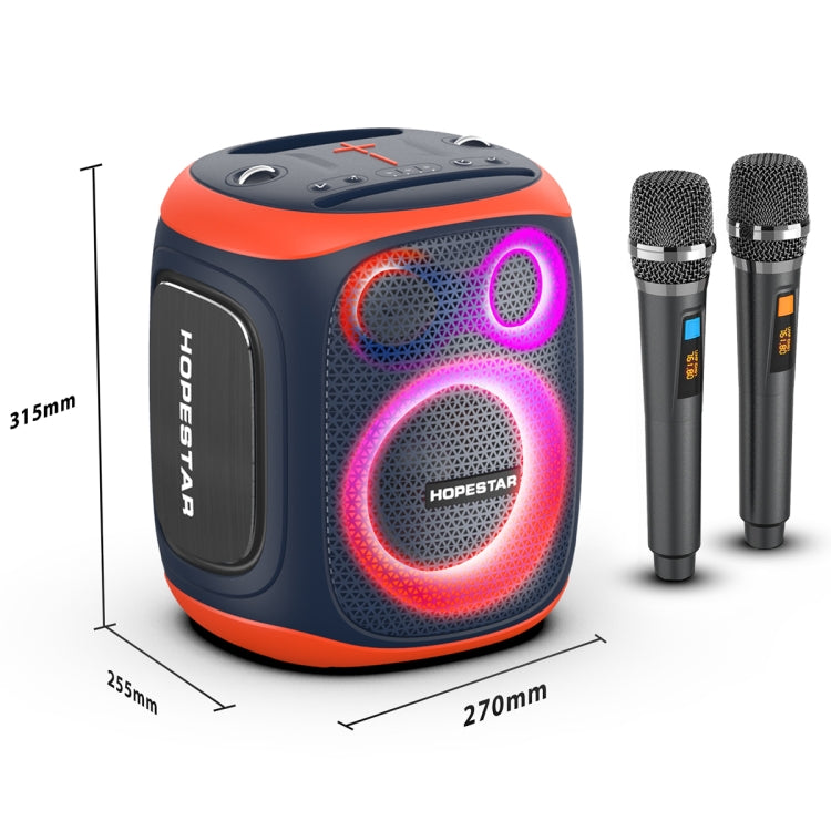 Enceinte Bluetooth extérieure HOPESTAR PARTY130 avec double micro et longue autonomie