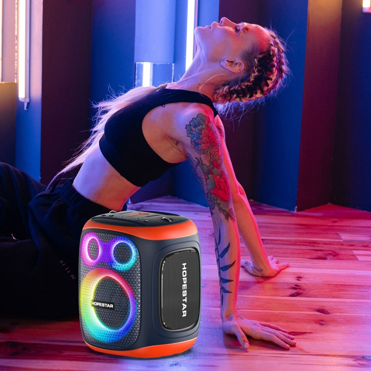 Enceinte Bluetooth extérieure HOPESTAR PARTY130 avec double micro et longue autonomie