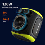 Enceinte Bluetooth extérieure HOPESTAR PARTY130 avec double micro et longue autonomie