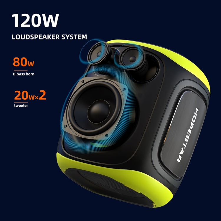 Enceinte Bluetooth extérieure HOPESTAR PARTY130 avec double micro et longue autonomie