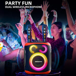 Enceinte Bluetooth extérieure HOPESTAR PARTY130 avec double micro et longue autonomie