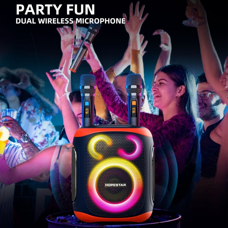 Enceinte Bluetooth extérieure HOPESTAR PARTY130 avec double micro et longue autonomie