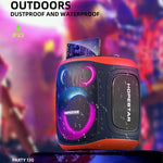 Enceinte Bluetooth extérieure HOPESTAR PARTY130 avec double micro et longue autonomie