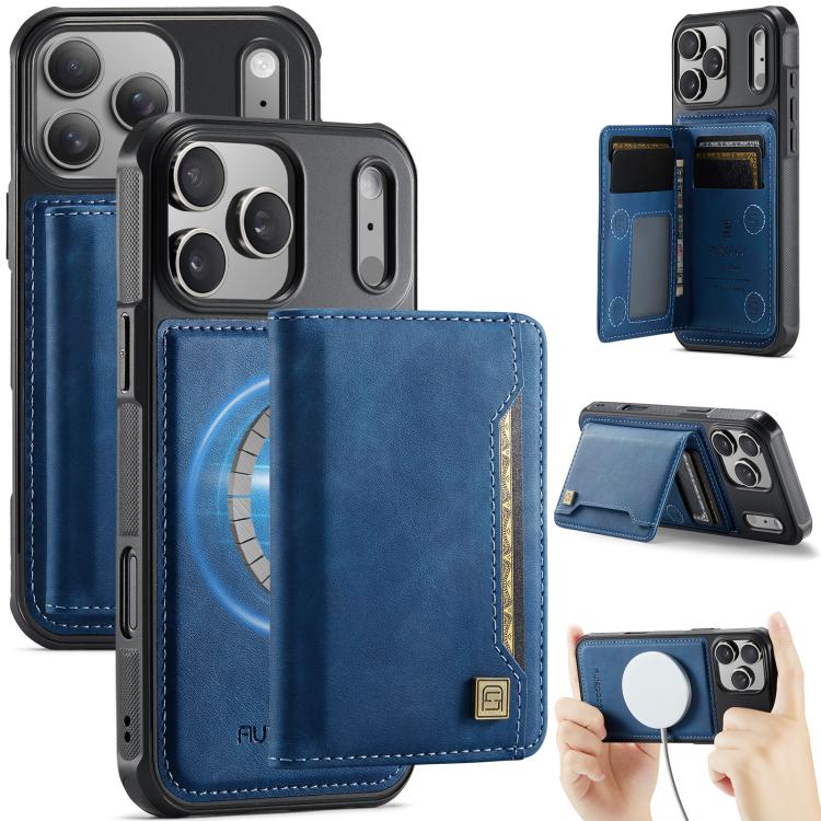 Coque de téléphone portefeuille magnétique RFID AutSpace A13 MagSafe, pour iPhone 17 Pro Max, pour iPhone 17 Pro, pour iPhone 17, pour iPhone Air, pour iPhone 16 Plus, pour iPhone 16, pour iPhone 15 Pro Max, pour iPhone 15 Pro, pour iPhone 15 Plus