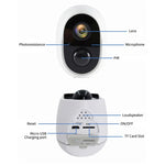Caméra de Surveillance WiFi Sans Fil Solaire Ultra-HD Graffit Version Home, Sans Mémoire, 32 Go, 64 Go, 128 Go